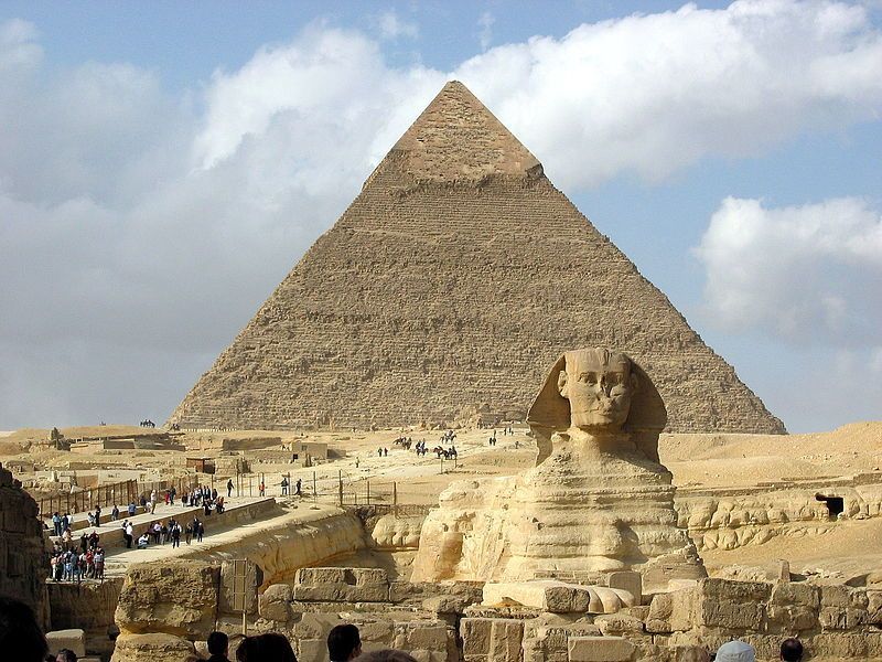 Pyramide de Gizeh et le sphinx