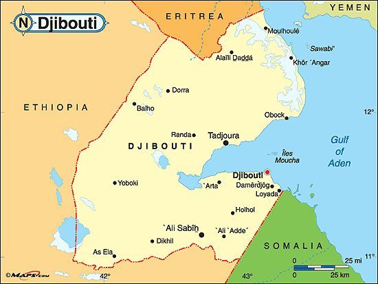 Déménagement vers Djibouti pour personnel militaire par la société Demarine